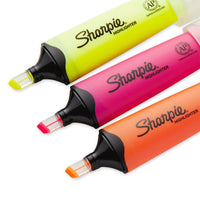 Sharpie Clear View Highlighters, 3-Pack, Yellow, Pink and Orange EasyOptionXY LLC