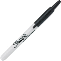 Sharpie Retractable Fine Point Permanent Marker, Black 1 ea EasyOptionXY LLC