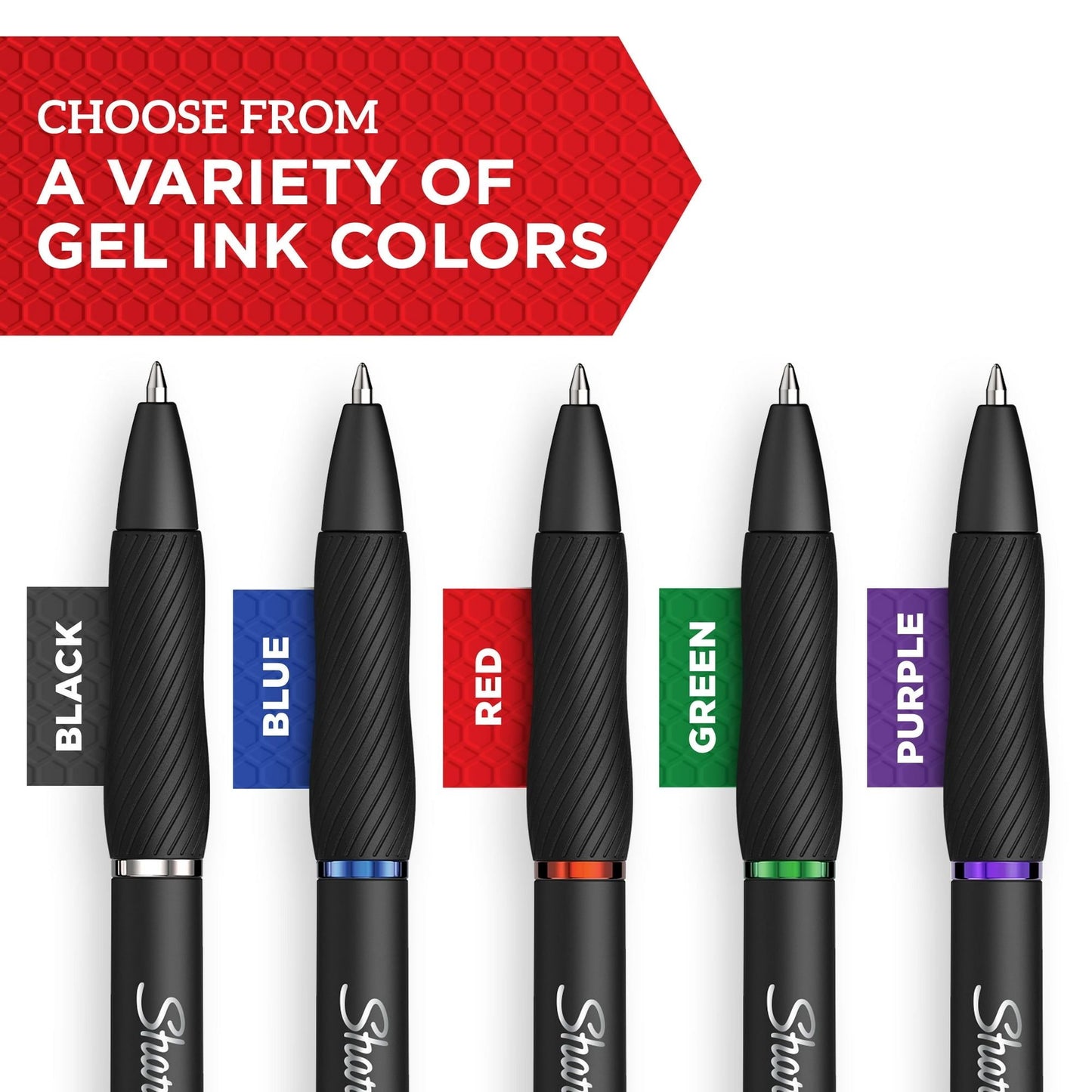 Sharpie S-Gel Gel Pens, Medium Point (0.7mm), Black, 8 Count EasyOptionXY LLC