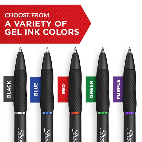 Sharpie S-Gel Gel Pens, Medium Point (0.7mm), Black, 8 Count EasyOptionXY LLC