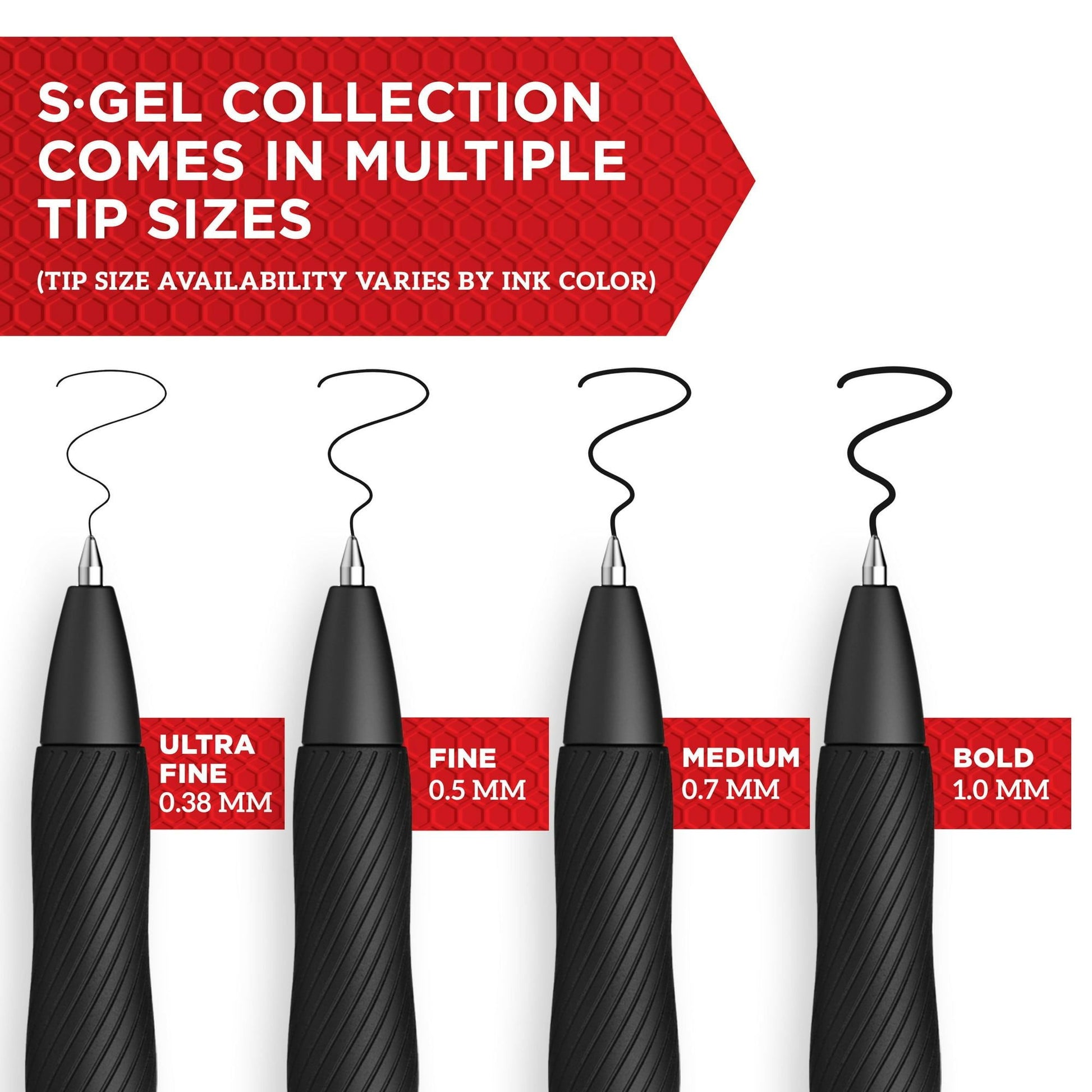 Sharpie S-Gel Gel Pens, Medium Point (0.7mm), Black, 8 Count EasyOptionXY LLC