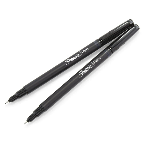 Sharpie Pens, Felt Tip Pens, Fine Point (0.4mm), Black, 4 Count EasyOptionXY LLC