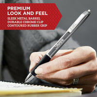 Sharpie S-Gel, Gel Pens, Sleek Metal Barrel, Gunmetal, Medium Point (0.7mm), Black Ink, 2 Count EasyOptionXY LLC