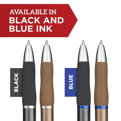 Sharpie S-Gel, Gel Pens, Sleek Metal Barrel, Gunmetal, Medium Point (0.7mm), Black Ink, 2 Count EasyOptionXY LLC