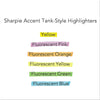 Sharpie Accent Tank Style Highlighter, Chisel Tip, Orange, 12 Count EasyOptionXY LLC