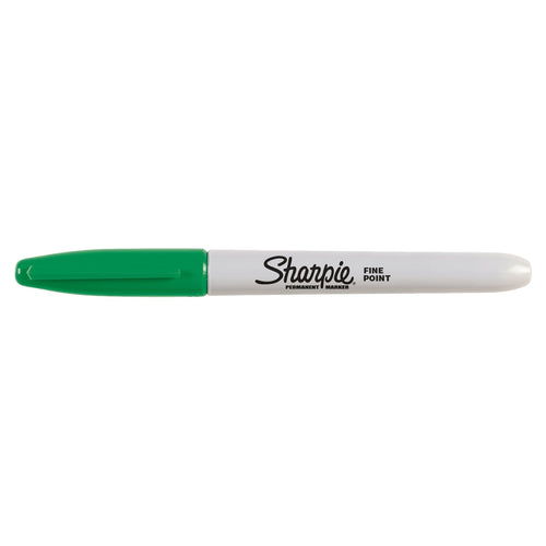 Sharpie Fine Point Permanent Marker, Green, Box of 12 EasyOptionXY LLC