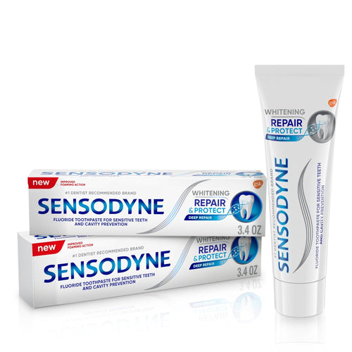 Sensodyne Repair and Protect Whitening Sensitive Toothpaste; 3.4 oz; 2 Pack EasyOptionXY LLC