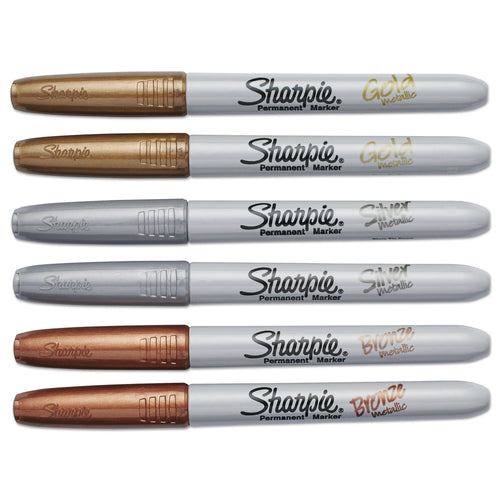 Sharpie Metallic Permanent Markers, Set of 6 EasyOptionXY LLC