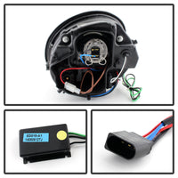 Spyder Volkswagen Beetle 1998-2005 Projector Headlights DRL Chrome PRO-YD-VB98-DRL-C OffRoadUSA.com