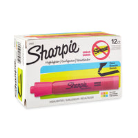 Sharpie Tank Style Highlighters, Chisel Tip, Assorted, 12 Count EasyOptionXY LLC