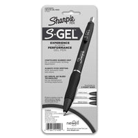 Sharpie S-Gel, Gel Pens, Medium Point 0.7 mm, Black Gel Ink Pens, Blue Barrel, 4 + 1 Bonus, 5 Count EasyOptionXY LLC