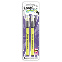 Sharpie Clear View Highlighter with See-Through Chisel Tip, Yellow, 2 Count EasyOptionXY LLC