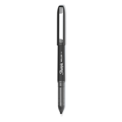 Sharpie Rollerball Pen, 4 Count, Black, Sleek Style EasyOptionXY LLC