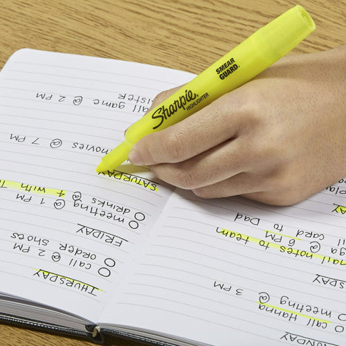 Sharpie Tank Style Highlighters, Chisel Tip, Fluorescent Yellow, 36 Count EasyOptionXY LLC