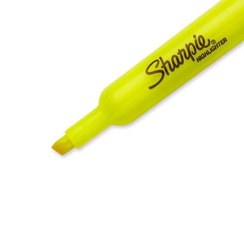 Sharpie Tank Style Highlighters, Chisel Tip, Fluorescent Yellow, 36 Count EasyOptionXY LLC