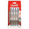 Sharpie S-Gel, Gel Pens, Sleek Metal Barrel, Medium Point (0.7mm), Black Ink, 4 Count EasyOptionXY LLC