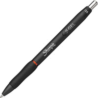 S-Gel Retractable Gel Pen Fine 0.5 mm, Red Ink, Black Barrel, Dozen EasyOptionXY LLC