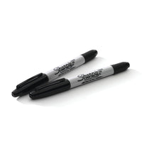 Sharpie Twin Tip Permanent Markers, Fine and Ultra Fine, Black, 12 Count EasyOptionXY LLC