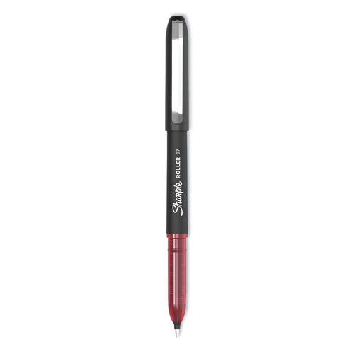 Sharpie Rollerball Pen, Arrow Point (0.7mm) Pen for Bold Lines, Red Ink, 12 Count EasyOptionXY LLC