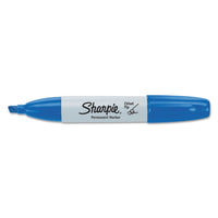 Sharpie Permanent Markers, Chisel Tip, Blue, 12 Count EasyOptionXY LLC
