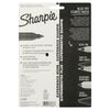 Sharpie Super Permanent Markers, Fine Point, Black, 6 Count EasyOptionXY LLC