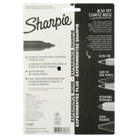 Sharpie Super Permanent Markers, Fine Point, Black, 6 Count EasyOptionXY LLC