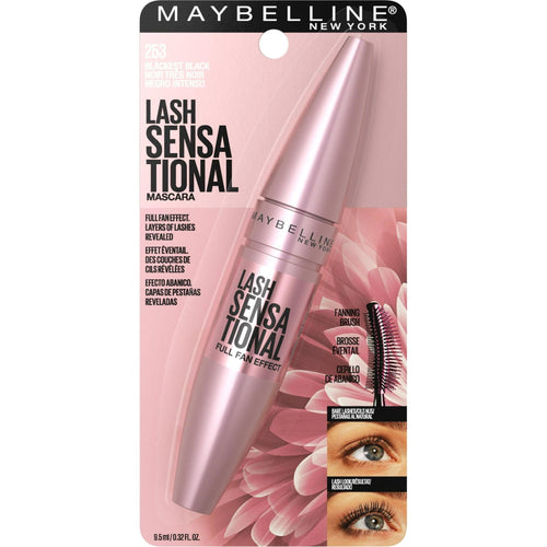 Maybelline Lash Sensational Washable Mascara, Blackest Black EasyOptionXY LLC