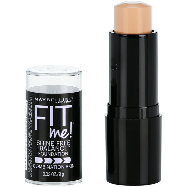 Maybelline Fit Me Matte + Poreless Shine-Free Stick Foundation Makeup, 115 Ivory, 0.32 oz EasyOptionXY LLC