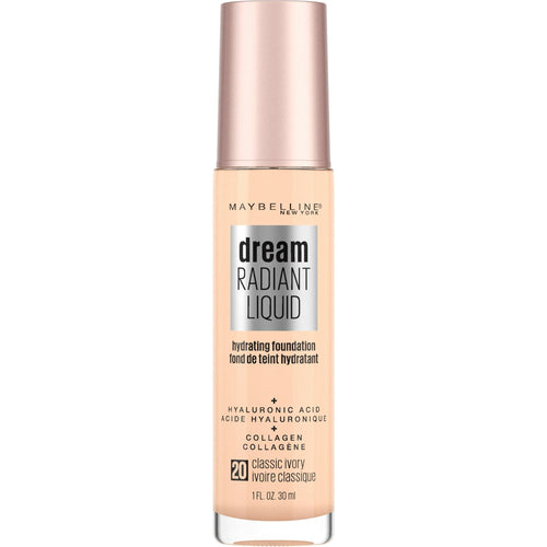 Maybelline Dream Radiant Liquid Medium Coverage Hydrating Foundation, Classic Ivory, 1 fl. oz. EasyOptionXY LLC