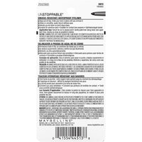 Maybelline Unstoppable Waterproof Eyeliner, Onyx, 2 Pack EasyOptionXY LLC