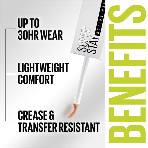 Maybelline Super Stay Longwear Liquid Concealer, Full Coverage, 30, 0.33 fl oz EasyOptionXY LLC