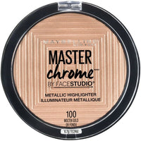Maybelline Facestudio Master Chrome Metallic Highlighter Makeup, Molten Gold, 0.24 fl oz EasyOptionXY LLC