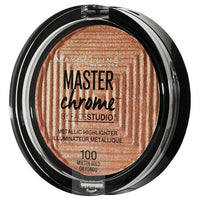 Maybelline Facestudio Master Chrome Metallic Highlighter Makeup, Molten Gold, 0.24 fl oz EasyOptionXY LLC