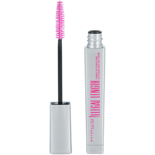 Maybelline Illegal Length Fiber Extensions Washable Mascara, Blackest Black EasyOptionXY LLC
