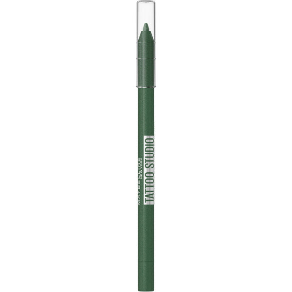 Maybelline Tattoo Studio Sharpenable Gel Pencil Waterproof Longwear Eyeliner, Hunter Green, 0.04 oz EasyOptionXY LLC