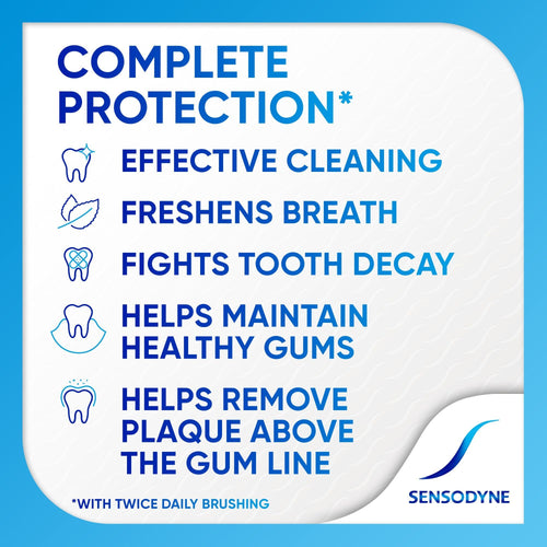 Sensodyne Complete Protection Sensitive Toothpaste; Extra Fresh; 2 Pack; 3.4 oz EasyOptionXY LLC