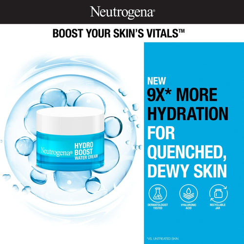Neutrogena Hydro Boost Water Cream Face Moisturizer with Hyaluronic Acid, Fragrance Free, 1.7 oz EasyOptionXY LLC