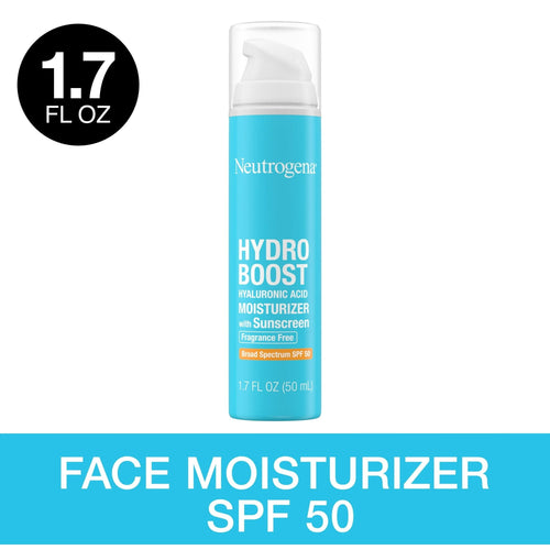Neutrogena Hydro Boost Hyaluronic Acid SPF 50 Face Moisturizer Lotion, Skin Care, 1.7 oz EasyOptionXY LLC