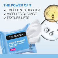 Neutrogena Cleansing Makeup Remover Wipes, Individually Wrapped, 20 Ct EasyOptionXY LLC