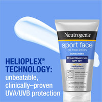 Neutrogena Sport Face Oil-Free Lotion Sunscreen, SPF 70+ Sunblock, 2.5 fl oz EasyOptionXY LLC
