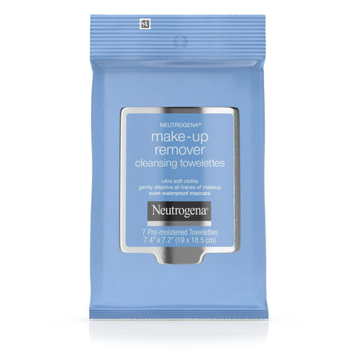 Neutrogena Makeup Remover Wipes & Face Cleansing Towelettes, Travel Pack, 7 Ct EasyOptionXY LLC