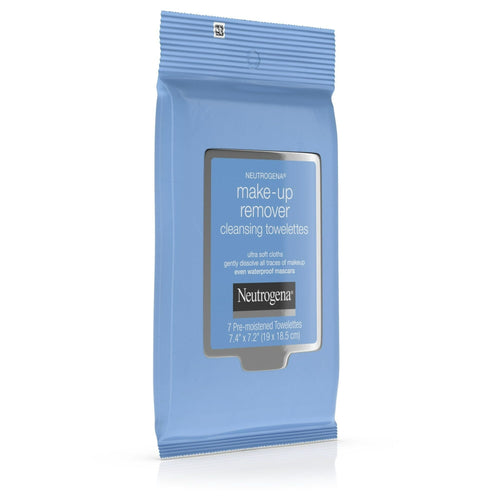 Neutrogena Makeup Remover Wipes & Face Cleansing Towelettes, Travel Pack, 7 Ct EasyOptionXY LLC