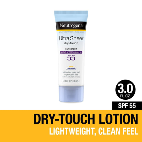 Neutrogena Ultra Sheer Dry-Touch SPF 55 Travel Sunscreen Lotion, 3 fl oz EasyOptionXY LLC