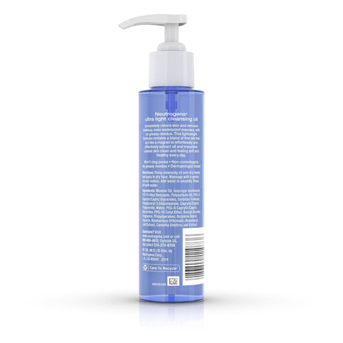Neutrogena Ultra Light Face Cleansing Oil & Makeup Remover, 4 fl. oz EasyOptionXY LLC