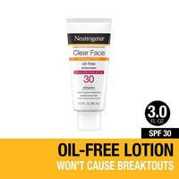 Neutrogena Clear Face Liquid Lotion Sunscreen with SPF 30, 3 fl. oz EasyOptionXY LLC