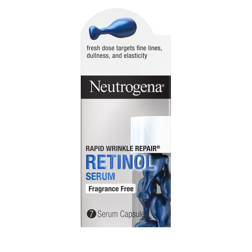 Neutrogena Rapid Wrinkle Repair Retinol Face Serum Capsules, 7 Ct EasyOptionXY LLC