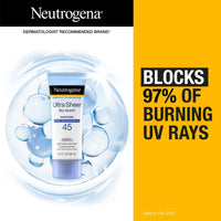 Neutrogena Ultra Sheer Dry-Touch SPF 45 Sunscreen Lotion, 2 x 3 fl. oz EasyOptionXY LLC