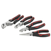 Hyper Tough 4-Piece Plier Set with Ergonomic Soft-Grip Handles, Model 42640 EasyOptionXY LLC