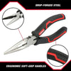 Hyper Tough 4-Piece Plier Set with Ergonomic Soft-Grip Handles, Model 42640 EasyOptionXY LLC