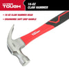 Hyper Tough 16-Ounce Claw Hammer with Fiberglass Handle, 2124V EasyOptionXY LLC